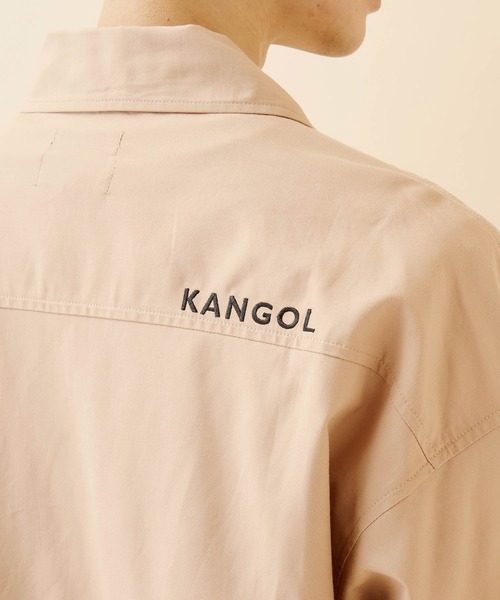 KANGOL（カンゴール）の「KANGOL/カンゴール 別注 オーバーサイズ ツイル CPO シャツ シャツジャケット/レギュラカラーシャツ（シャツ/ブラウス・メンズ・ブラック/ベージュ/オフホワイト/グリーン系その他/ベージュ系その他/グレー・S/M/L）」の22枚目の写真