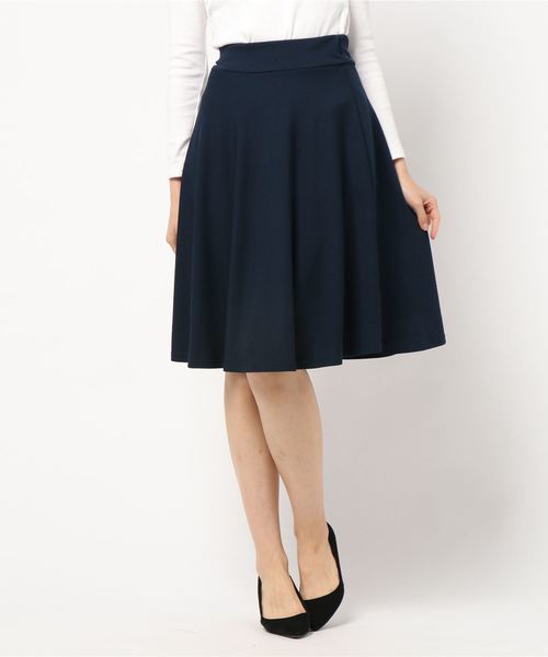 Coo+i(クーイ)の「フレアスカート(スカート・レディース・ホワイト/ライトブルー/ブラック/ベージュ/ネイビー/カーキ/ピンク/イエロー/ブルー/マスタード/ラベンダー/キャメル/ピンク系その他/ワイン/グレー・M/L)」の7枚目の写真