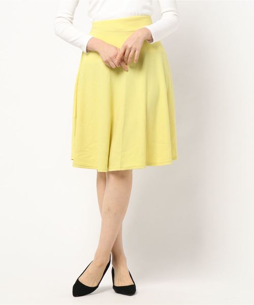 Coo+i(クーイ)の「フレアスカート(スカート・レディース・ホワイト/ライトブルー/ブラック/ベージュ/ネイビー/カーキ/ピンク/イエロー/ブルー/マスタード/ラベンダー/キャメル/ピンク系その他/ワイン/グレー・M/L)」の10枚目の写真