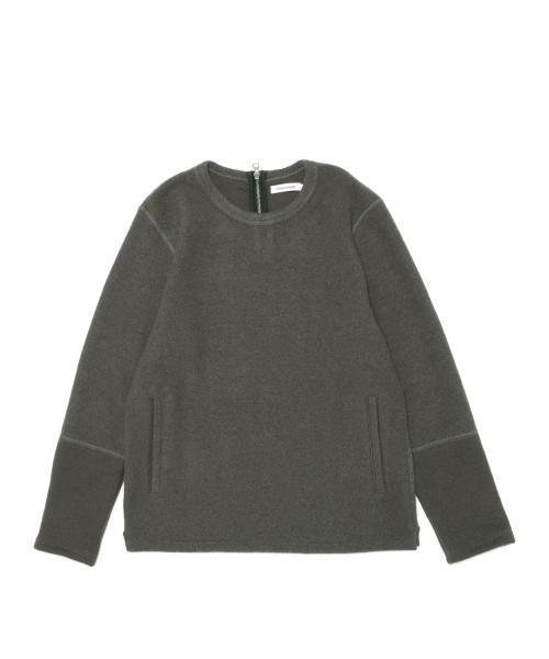 ID DAILYWEAR（アイディーデイリーウェア）の「◎ID DAILYWEAR / W/N クルーネック スウェット シャツ（ニット/セーター・メンズ・チャコールグレー/ネイビー・SMALL/MEDIUM/LARGE）」の3枚目の写真