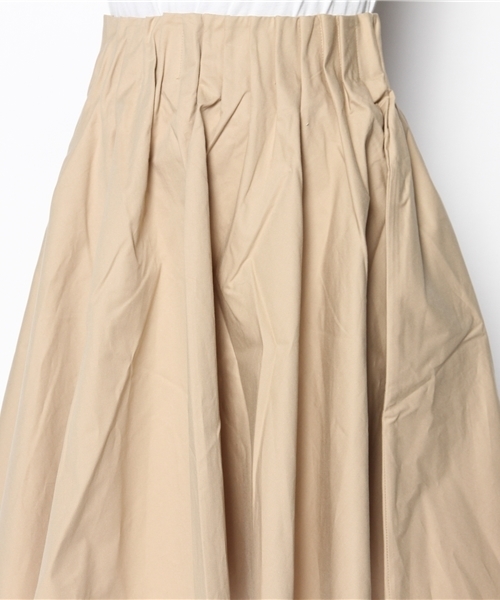 Kastane（カスタネ）の「【Kastane】Wタックスカート（スカート・レディース・ブラック/ベージュ/カーキ/その他1/その他・FREE）」の12枚目の写真