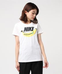 NIKE ナイキ W シーズナル プリント 1 Tシャツ CK4376-100 WHITE/BLACK