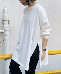 PAGEBOY | サイドスリットBIGロンTEE(Tシャツ/カットソー)