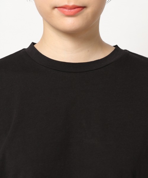 PAGEBOY（ページボーイ）の「サイドスリットBIGロンTEE（Tシャツ/カットソー・レディース・ブラック/オフホワイト/オレンジ・FREE）」の5枚目の写真