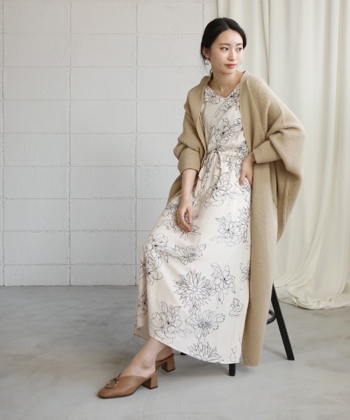 極美品♡ルネ♡フラワープリント ワンピース ZARA COLLECTION フラワープリント ワンピース ZW COLLECTION