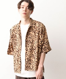 JUNRED | 【WEB別注】豹柄ドルマンスリーブビックシャツ(シャツ/ブラウス)