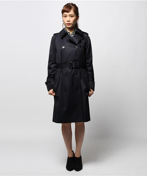 martinique（マルティニーク）の「【CLASSY12月号掲載】martinique/スタンダードトレンチコート（トレンチコート・レディース・ネイビー/キャメル・1/2）」の3枚目の写真
