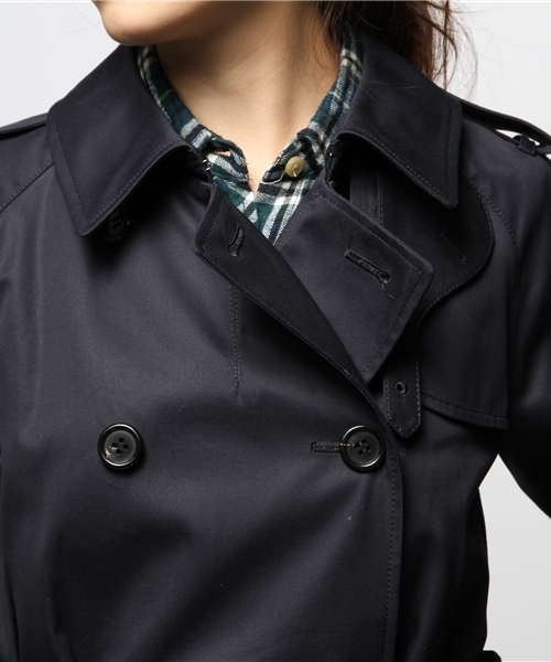 martinique（マルティニーク）の「【CLASSY12月号掲載】martinique/スタンダードトレンチコート（トレンチコート・レディース・ネイビー/キャメル・1/2）」の7枚目の写真