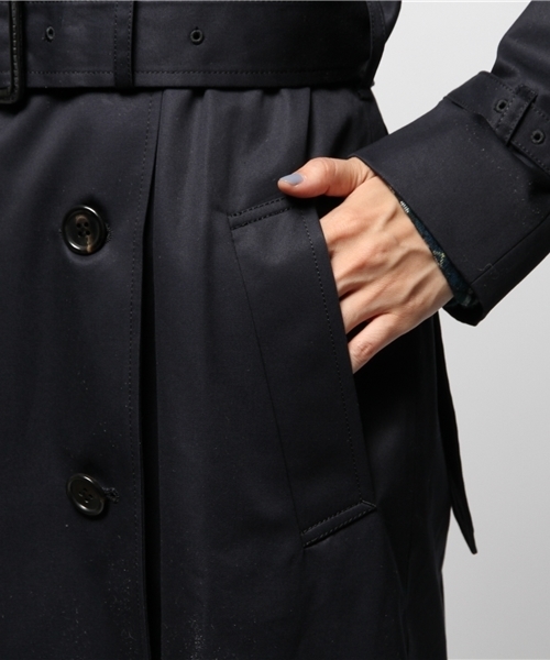 martinique（マルティニーク）の「【CLASSY12月号掲載】martinique/スタンダードトレンチコート（トレンチコート・レディース・ネイビー/キャメル・1/2）」の9枚目の写真