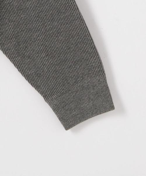 Steven Alan(スティーブンアラン)の「<crepuscule × Steven Alan> KNIT POLOSHIRT/ポロシャツ □□(ポロシャツ・メンズ・ライトグレー/グレー・1/2)」の14枚目の写真
