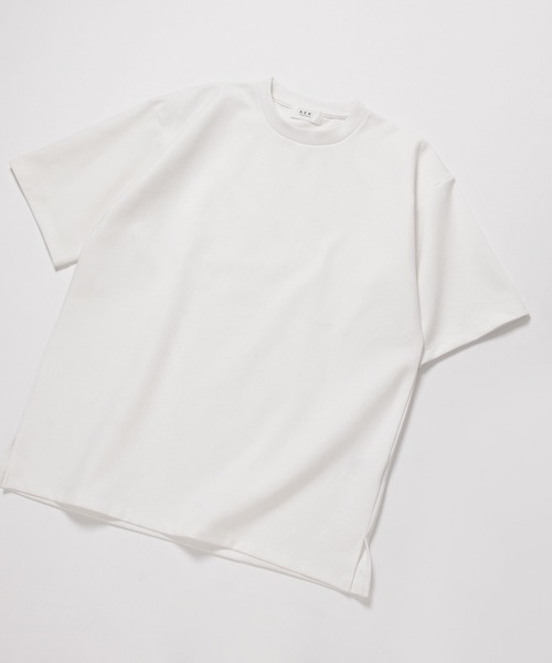 ADAM ET ROPE'（アダムエロペ）の「ポンチスリットT（Tシャツ/カットソー・メンズ・ベージュ/ブルー系その他4/ホワイト/ブラック・L/M）」の2枚目の写真