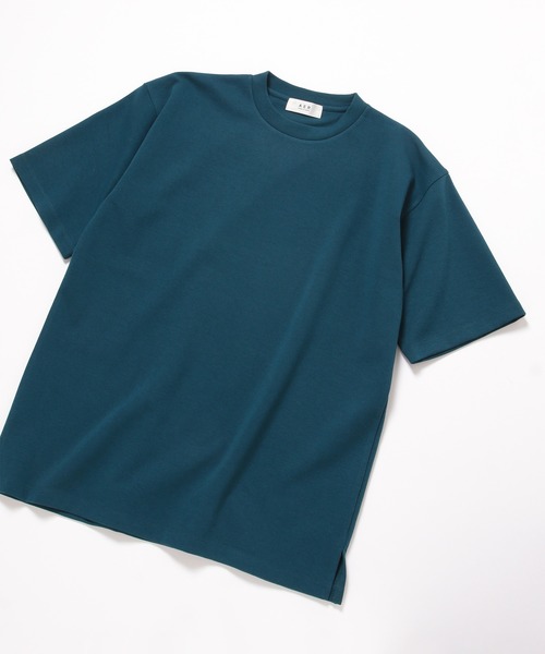 ADAM ET ROPE'（アダムエロペ）の「ポンチスリットT（Tシャツ/カットソー・メンズ・ベージュ/ブルー系その他4/ホワイト/ブラック・L/M）」の4枚目の写真