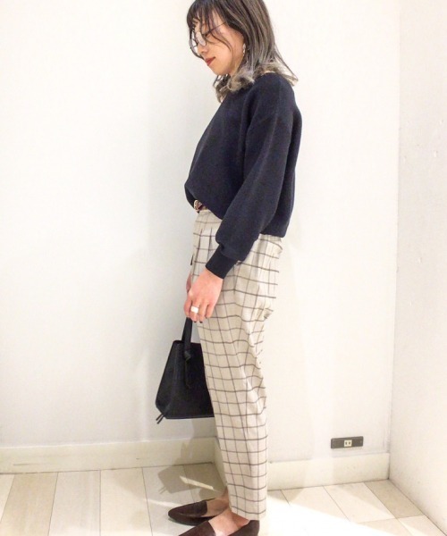 GLOBAL WORK(グローバルワーク)の「美(うつく)シルエットDRY柄パンツ/870960(その他パンツ・レディース・ネイビー/アイボリー・SMALL/MEDIUM/LARGE)」の18枚目の写真