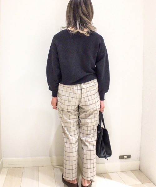 GLOBAL WORK(グローバルワーク)の「美(うつく)シルエットDRY柄パンツ/870960(その他パンツ・レディース・ネイビー/アイボリー・SMALL/MEDIUM/LARGE)」の17枚目の写真