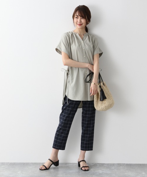 GLOBAL WORK(グローバルワーク)の「美(うつく)シルエットDRY柄パンツ/870960(その他パンツ・レディース・ネイビー/アイボリー・SMALL/MEDIUM/LARGE)」の20枚目の写真