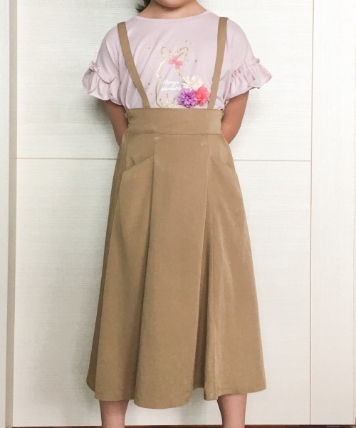 Global Work グローバルワーク の キッズ サス付きフレアスカート スカート Wear