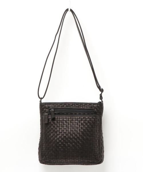 INGRESSO(イングレッソ)の「【 INGRESSO / イングレッソ 】 ポニー レザー メッシュ ショルダー バッグ(ショルダーバッグ・レディース・ブラック/チョコ/グリーン系その他/ブルー系その他・FREE)」の2枚目の写真