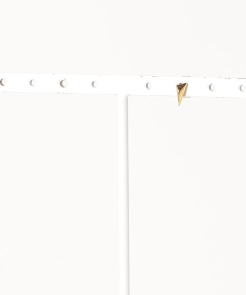 Vaya Con Dios（ヴァヤコンディオス）の「【VayaConDios/ヴァヤコンディオス】ステンレス製立体モチーフピアス[片耳用]（ピアス（片耳用）・メンズ・ブラック/シルバー/ゴールド/ピンクゴールド・FREE）」の7枚目の写真