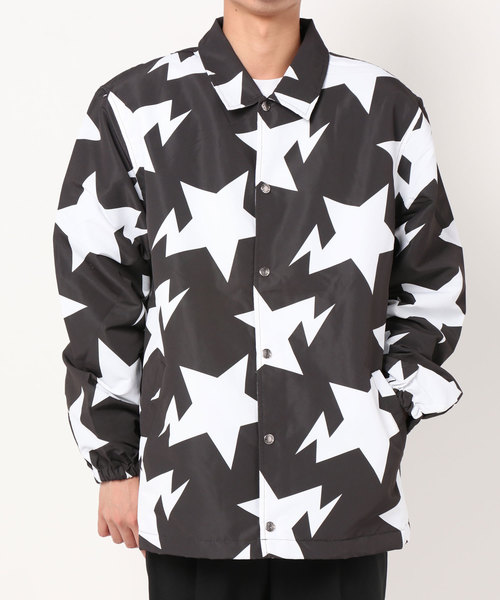 APE STA PATTERN COACH JACKET L ベイプスタ エイプ APE STA PATTERN COACH JACKET L ベイプスタ エイプ