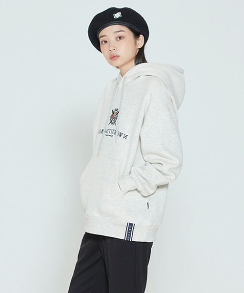 ROMANTIC CROWN(ロマンティッククラウン)の「『ROMANTIC CROWN/ロマンティッククラウン』RMTCRW PADDLING LOGO HOODIE/プルオーバーパーカー(パーカー・レディース・ライトブルー/ブラック/ライトグリーン/アイボリー・M)」の5枚目の写真