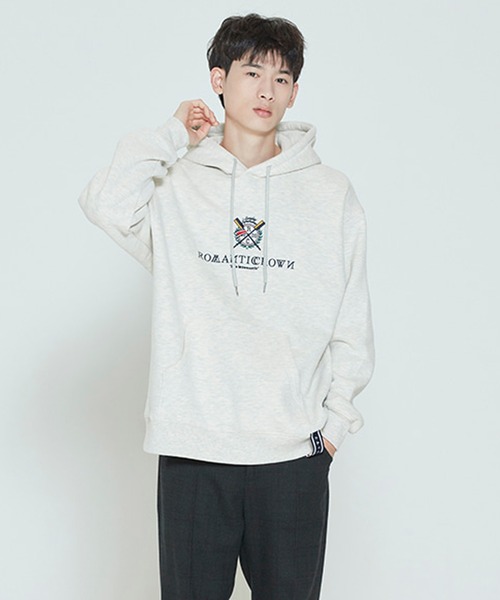 ROMANTIC CROWN(ロマンティッククラウン)の「『ROMANTIC CROWN/ロマンティッククラウン』RMTCRW PADDLING LOGO HOODIE/プルオーバーパーカー(パーカー・レディース・ライトブルー/ブラック/ライトグリーン/アイボリー・M)」の7枚目の写真