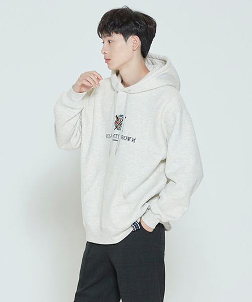 ROMANTIC CROWN(ロマンティッククラウン)の「『ROMANTIC CROWN/ロマンティッククラウン』RMTCRW PADDLING LOGO HOODIE/プルオーバーパーカー(パーカー・レディース・ライトブルー/ブラック/ライトグリーン/アイボリー・M)」の8枚目の写真