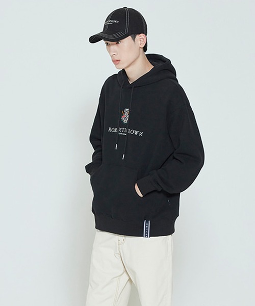 ROMANTIC CROWN(ロマンティッククラウン)の「『ROMANTIC CROWN/ロマンティッククラウン』RMTCRW PADDLING LOGO HOODIE/プルオーバーパーカー(パーカー・レディース・ライトブルー/ブラック/ライトグリーン/アイボリー・M)」の18枚目の写真
