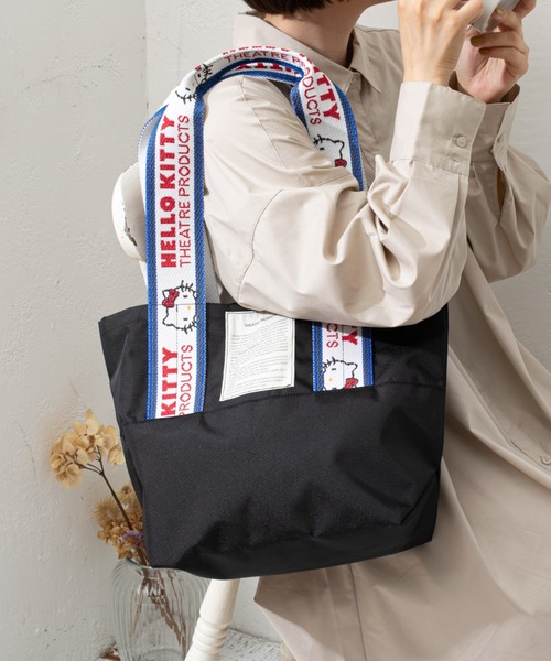 THEATREPRODUCTS × ハローキティ　ジャガードテープ巾着バッグ THEATREPRODUCTS × ハローキティジャガードテープ巾着バッグ