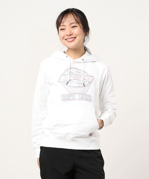 セール レディース ディッキーズロゴ裏毛スウェットプルオーバーパーカー パーカー Dickies ディッキーズ のファッション通販 Zozotown