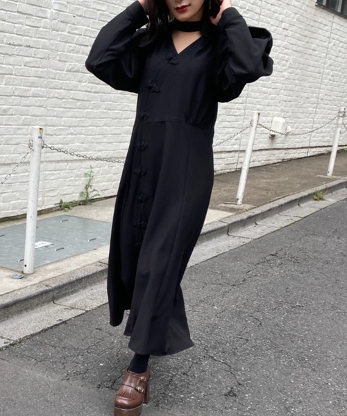 Barak バラク の チャイナボタンワンピース ワンピース Wear
