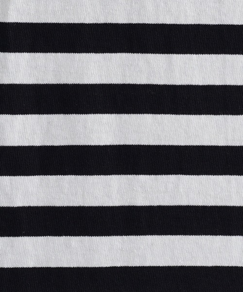 epnok（エプノック）の「オーバーサイズボーダーロンT（Tシャツ/カットソー・メンズ・ブラック・LARGE/MEDIUM）」の6枚目の写真