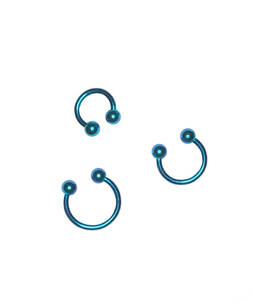 MORPH(モルフ)の「MORPH モルフ CCB ボディーピアス 14ゲージ 6mm~12mm(ピアス(片耳用)・レディース・ブルーグリーン・10/12/6/8)」の2枚目の写真