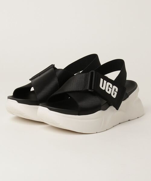 【極美品】UGG La Breezeブラック 厚底サンダル 24センチ UGG アグ PLATFORM SANDALS 厚底サンダル GOLDEN RISE