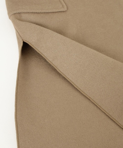 titivate（ティティベイト）の「ｳｰﾙﾗｲｸﾉｰｶﾗｰｶﾞｳﾝｺｰﾄ（ノーカラーコート・レディース・ホワイト系その他/グレイッシュベージュ/グリーン・S/M）」の16枚目の写真