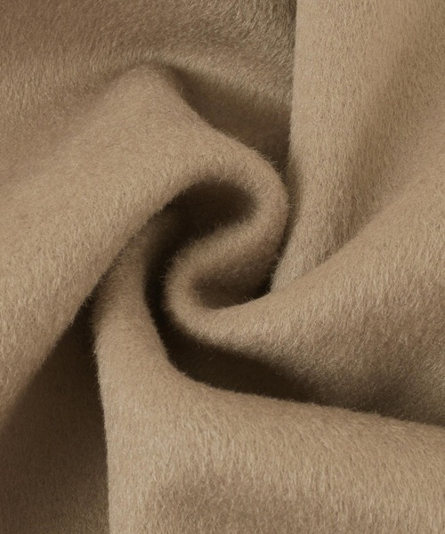 titivate（ティティベイト）の「ｳｰﾙﾗｲｸﾉｰｶﾗｰｶﾞｳﾝｺｰﾄ（ノーカラーコート・レディース・ホワイト系その他/グレイッシュベージュ/グリーン・S/M）」の6枚目の写真