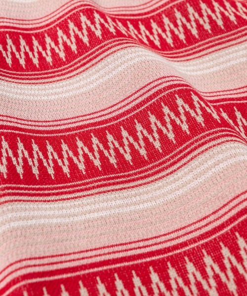 glamb(グラム)の「Ombre border knit / オンブレボーダーニット(ニット/セーター・メンズ・レッド/ブラック/ブルー・M/L/S)」の11枚目の写真