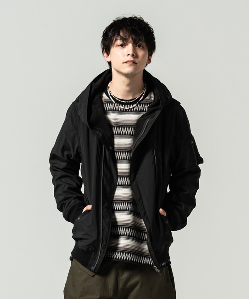 glamb(グラム)の「Ombre border knit / オンブレボーダーニット(ニット/セーター・メンズ・レッド/ブラック/ブルー・M/L/S)」の13枚目の写真