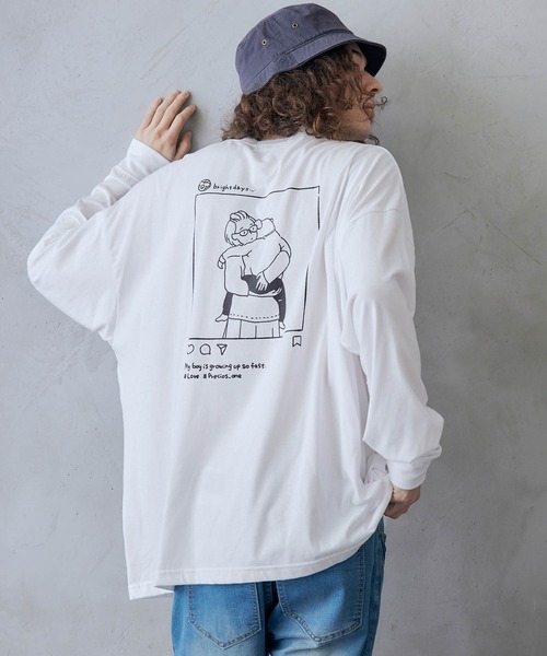 セール ビッグシルエット イラストデザイン クルーネック長袖tシャツ Tシャツ カットソー Bark Manhattan バークマンハッタン のファッション通販 Zozotown セール ビッグシルエット イラストデザイン クルーネック長袖tシャツ Tシャツ カットソー Bark Manhattan バークマンハッタン のファッション通販 Zozotown