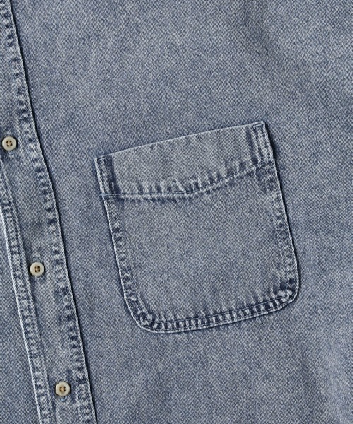 RAG MACHINE（ラグマシーン）の「【RAG MACHINE】デニムシャツアウター（シャツ/ブラウス・レディース・ダークインディゴブルー/ネイビー・L/M）」の19枚目の写真