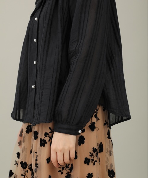 sakishimatokyo（サキシマトーキョー）の「【ZOZO限定】サキシマamp「エリノフロントタックビックカラーデザインブラウス」（シャツ/ブラウス・レディース・ブラック/ベージュ/ホワイト・FREE）」の15枚目の写真