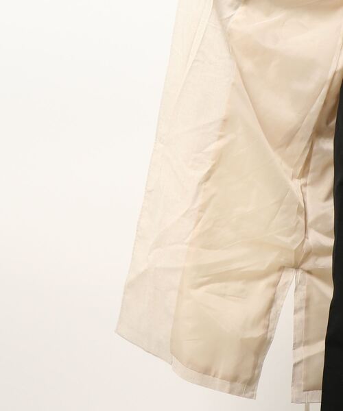 KOBE LETTUCE(コウベレタス)の「リネンブレンドガウンコート(トレンチコート・レディース・イエロー/ホワイト系その他/ブルー系その他/ピンクベージュ/グレイッシュベージュ・FREE)」の17枚目の写真