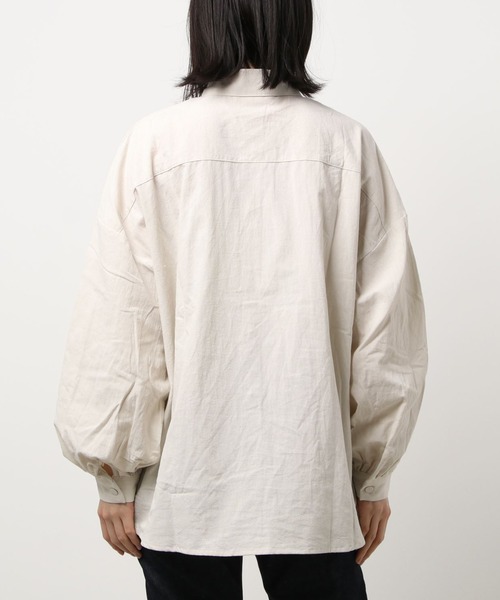 apres jour mignon（アプレジュールミニョン）の「BIGルーズシャツ【ZOZOTOWN限定アイテム】（シャツ/ブラウス・レディース・アイボリー/ベージュ/カーキ・X-LARGE/フリー）」の15枚目の写真