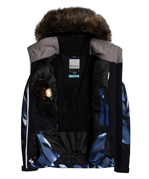 ROXY（ロキシー）の「JET SKI PREMIUM JK/ロキシー スキー スノーボード スノボ ジャケット スノーウェア（マウンテンパーカー・レディース・ブルー/ブラック・SMALL/MEDIUM/LARGE/X-SMALL）」の9枚目の写真