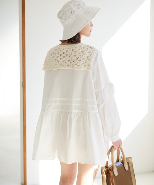 Heather(ヘザー)の「レースバケットハット 934637(ハット・レディース・ホワイト/ブラック・ONE SIZE)」の8枚目の写真