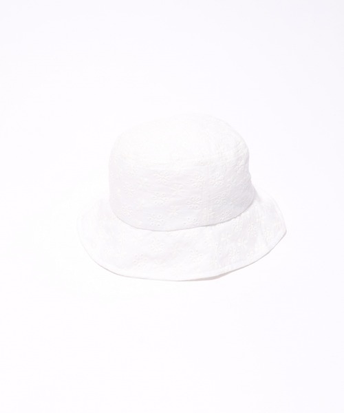 Heather(ヘザー)の「レースバケットハット 934637(ハット・レディース・ホワイト/ブラック・ONE SIZE)」の11枚目の写真