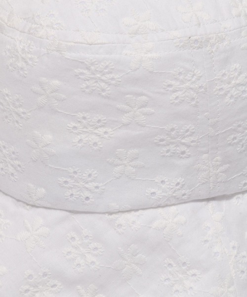 Heather(ヘザー)の「レースバケットハット 934637(ハット・レディース・ホワイト/ブラック・ONE SIZE)」の9枚目の写真