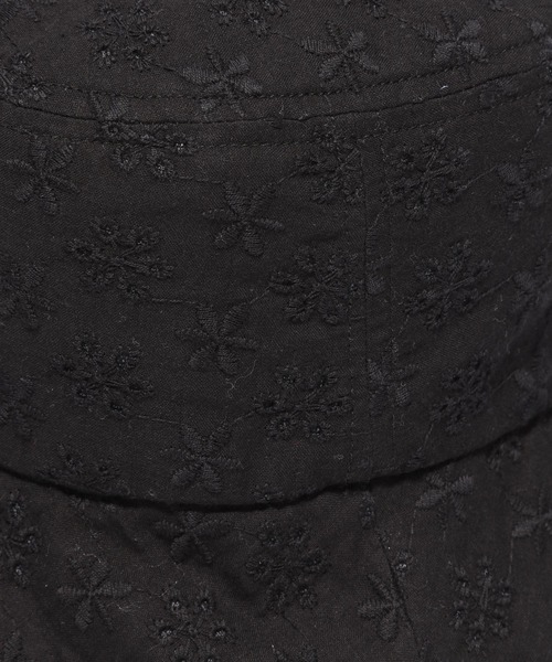 Heather(ヘザー)の「レースバケットハット 934637(ハット・レディース・ホワイト/ブラック・ONE SIZE)」の4枚目の写真