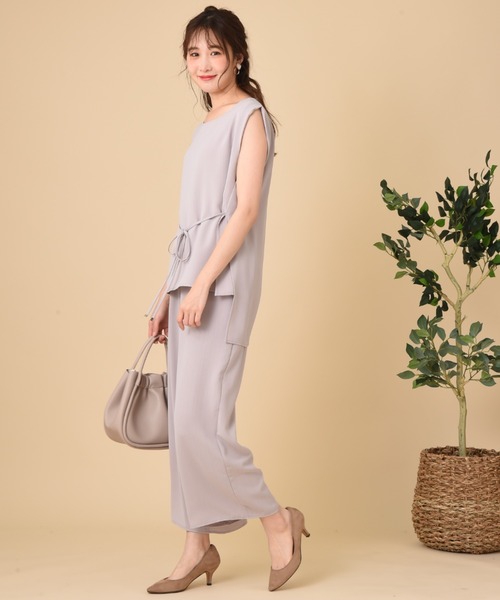 INTERPLANET（インタープラネット）の「エシカルポリブラウス（シャツ/ブラウス・レディース・ライトグレー/ブラウン/カーキ・FREE）」の11枚目の写真