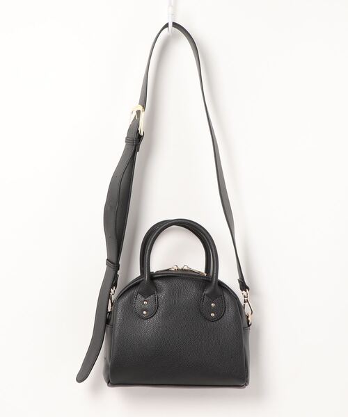 natural couture(ナチュラルクチュール)の「太ショルダーボストンバッグ(ボストンバッグ・レディース・アイボリー/ブラック/ラベンダー・FREE)」の3枚目の写真