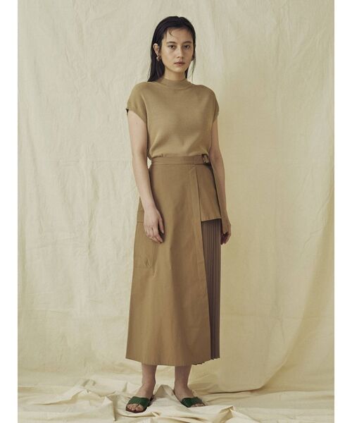 COTORICA（コトリカ）の「サイドプリーツ切替スカート【セットアップ対応】（スカート・レディース・オリーブ/ネイビー/ブラウン・FREE）」の17枚目の写真